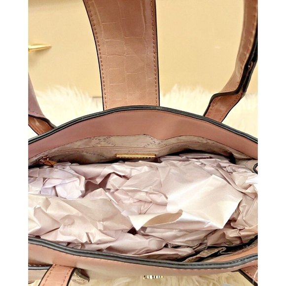 NWT STEVE MADDEN BREGINE SATCHEL CROSSBODY HAND BAG PINK TIK TOK VIRAL TRENDY - Picture 6 of 7